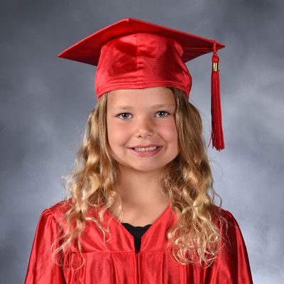 Kinder Cap &amp; Gown Portraits