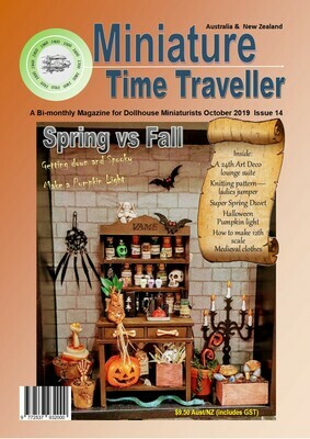 October 2019 - Miniature Time Traveller Magazine - October 2019 - Single Issue only. Postage extra.