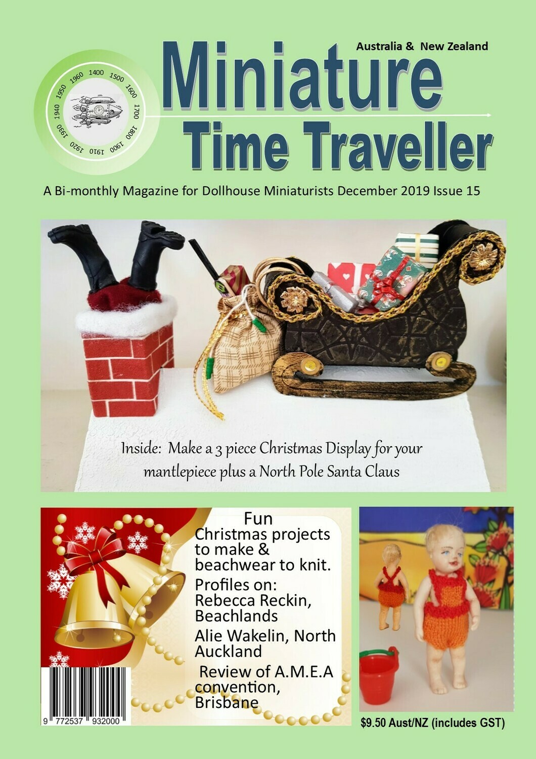 December 2019 Miniature Time Traveller Magazine - Single copy. P&P extra.