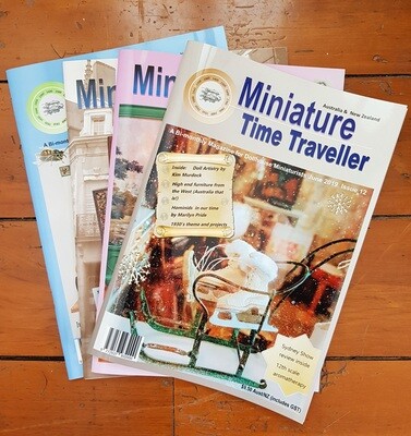 Miniature Time Traveller Magazine Annual Print Subscription - Auto Renew $17.50 each 2 months. Postage included