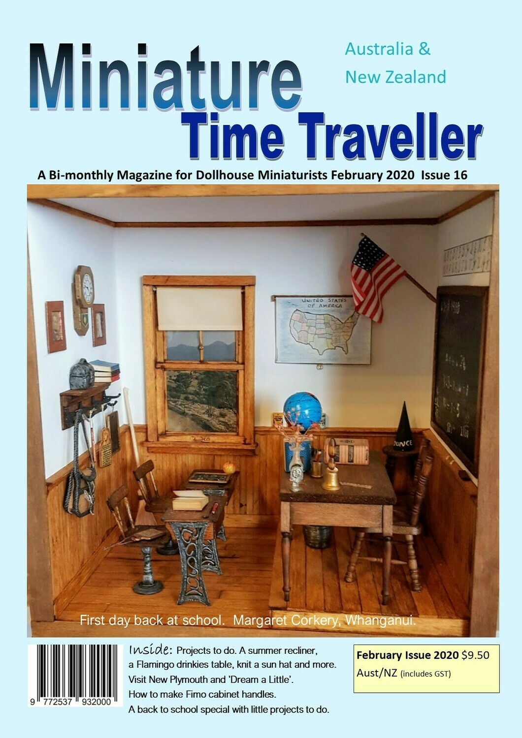 February 2020 Miniature Time Traveller Magazine - Single copy. P&P extra.