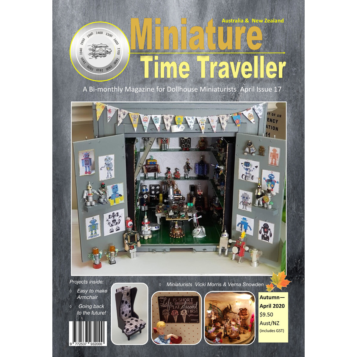 APRIL 2020 Miniature Time Traveller Magazine - Single copy. P&P extra.