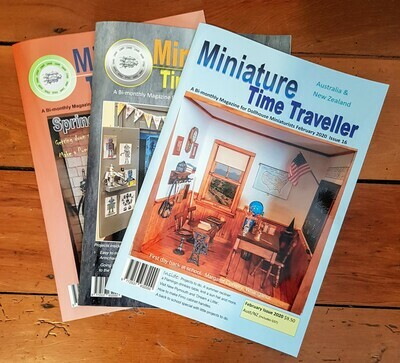 Miniature Time Traveller Magazine - SAVE 20% with an Annual subscription - 6 Copies. Postage added at checkout.