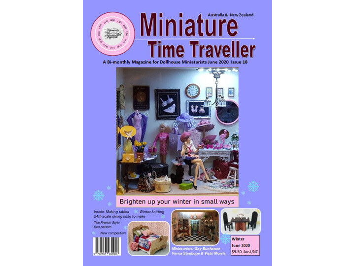 June 2020 Miniature Time Traveller Magazine - Single copy. P&P extra.
