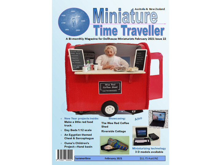 FEBRUARY 2021 Miniature Time Traveller Magazine - Issue 22 - Single copy. P&P extra.