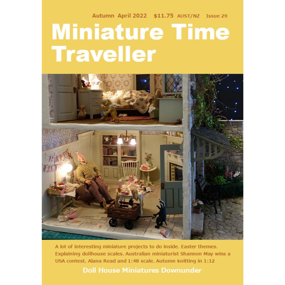 APRIL 2022 Miniature Time Traveller Magazine - Issue 29 - Single copy. P&P extra.