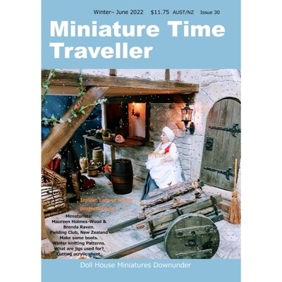 JUNE 2022 Miniature Time Traveller Magazine - Issue 30 - Single copy. P&P extra.