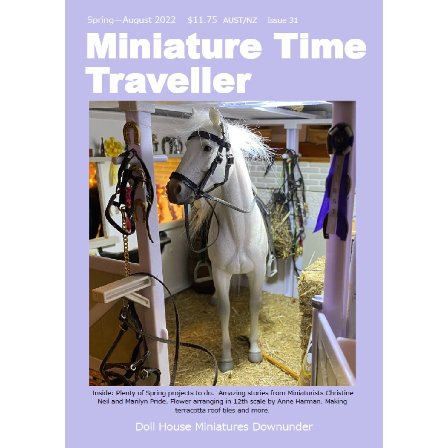 AUGUST 2022 Miniature Time Traveller Magazine - Issue 31 - Single copy. P&P extra.