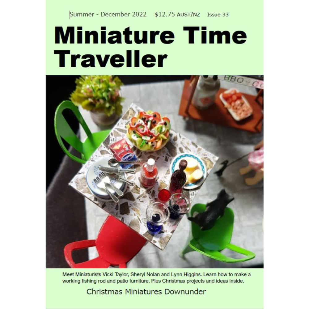 DECEMBER 2022 Miniature Time Traveller Magazine - Issue 33 - Single copy. P&P extra.