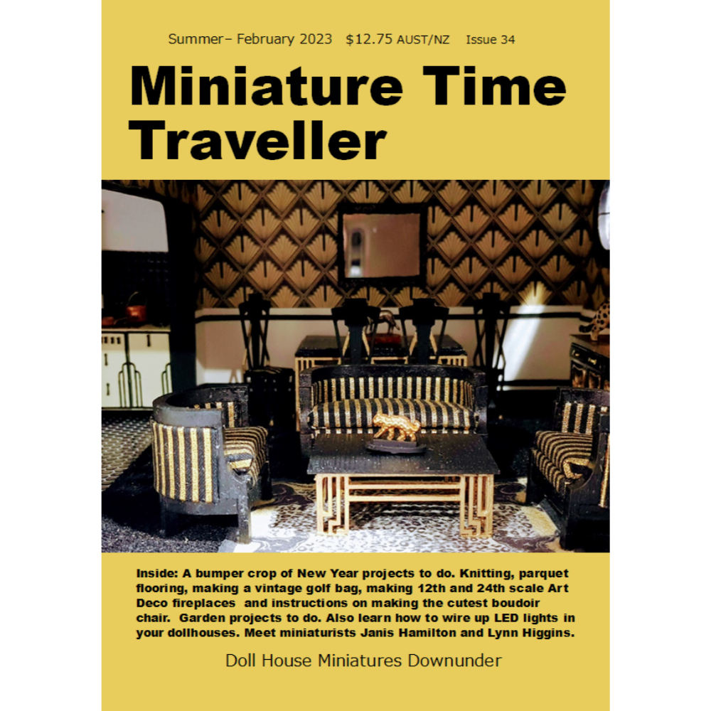 FEBRUARY 2023 Miniature Time Traveller Magazine - Issue 34 - Single copy. P&P extra.