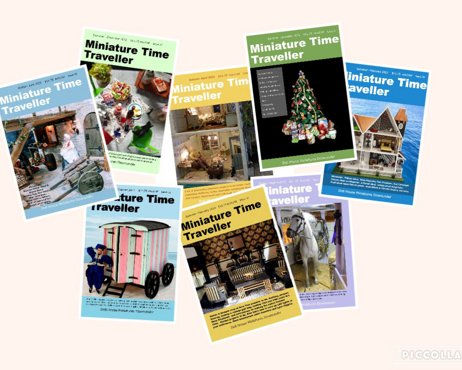 Miniature Time Traveller Magazine - Annual Print Subscription - with free access to our digital library (value $600) and all shipping costs and taxes paid. All for just NZD $12 per month!