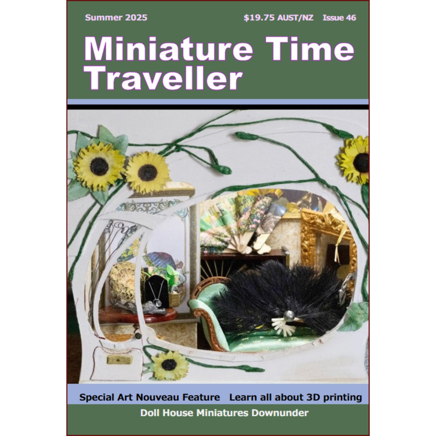 ART DECO AND ART NOUVEAU HEAVEN - MINIATURES MAGAZINE. From Miniature Time Traveller - Issue 47 - Single copy. P&P extra. ART DECO AND ART NOUVEAU HEAVEN - MINIATURES MAGAZINE. From Miniature Time Traveller - Issue 47 - Single copy. P&P extra.