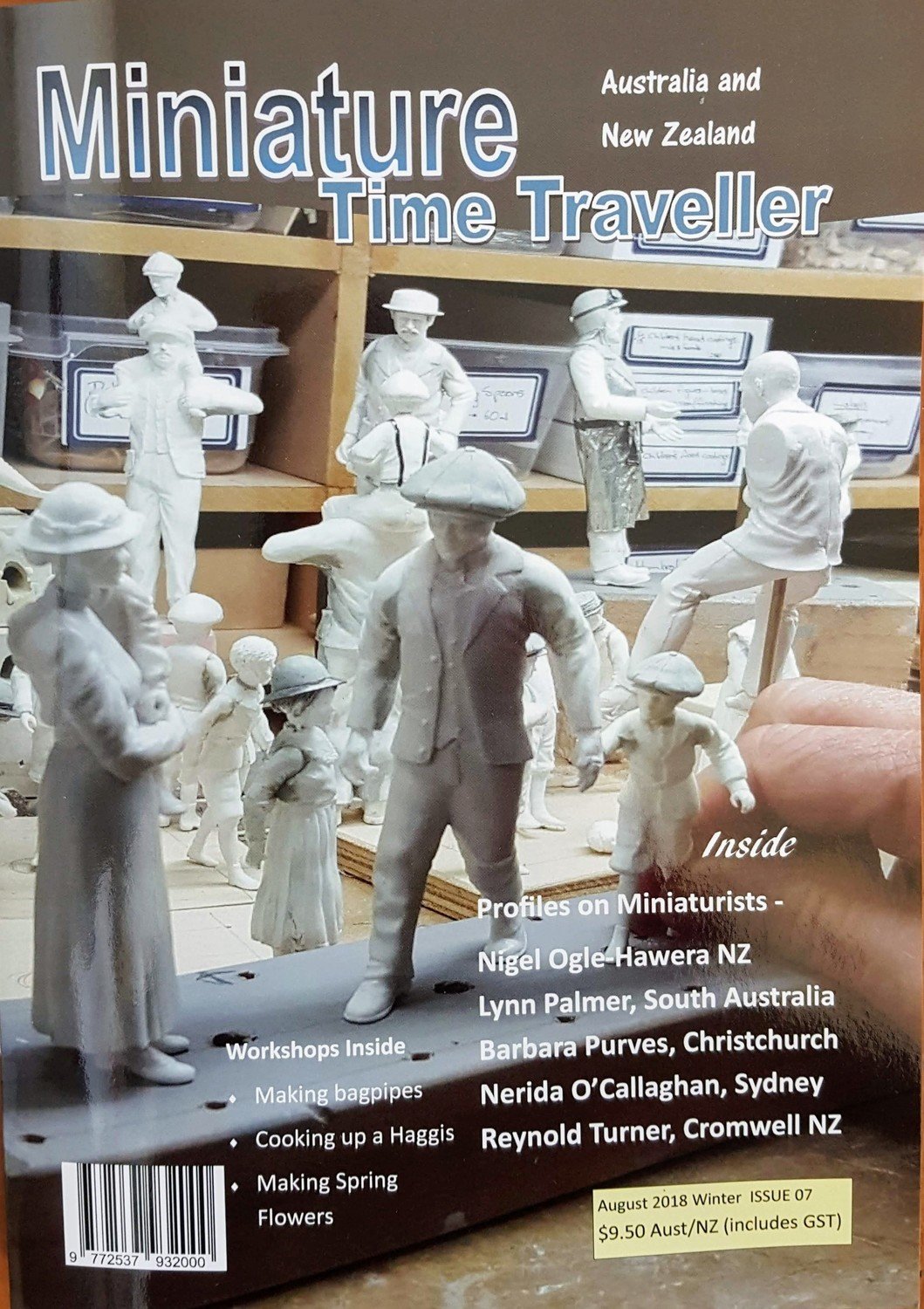 August 2018 Issue - Miniature Time Traveller Magazine - Single copy only. Postage extra.