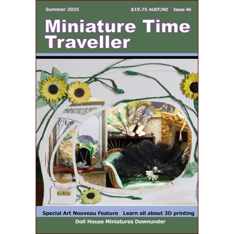 ART DECO AND ART NOUVEAU HEAVEN - MINIATURES MAGAZINE. From Miniature Time Traveller - Issue 47 - Single copy. P&P extra. ART DECO AND ART NOUVEAU HEAVEN - MINIATURES MAGAZINE. From Miniature Time Traveller - Issue 47 - Single copy. P&P extra.