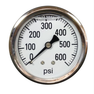 Pressure Guage, 600psi