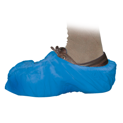 Blue Shoe Covers - 50 Pack
