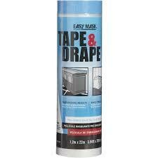 Drape and Tape Masking Film - 4' x 72'