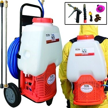 Battery Backpack Sprayer with Cart - Fogger Alternative Battery Backpack Sprayer with Cart - Fogger Alternative