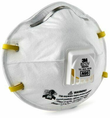8210V N95 Medium Respirator by 3M - (10 Pack) 8210V N95 Medium Respirator by 3M - (10 Pack)