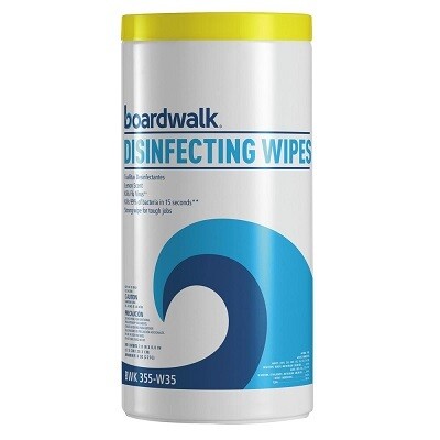 Boardwalk Disinfecting Wipes - Lemon Scent Boardwalk Disinfecting Wipes - Lemon Scent