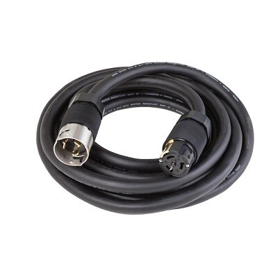 50' Extension Cord 6/3 - 8/1 AWG, 125 Volt, 50amp with Twist Lock Ends