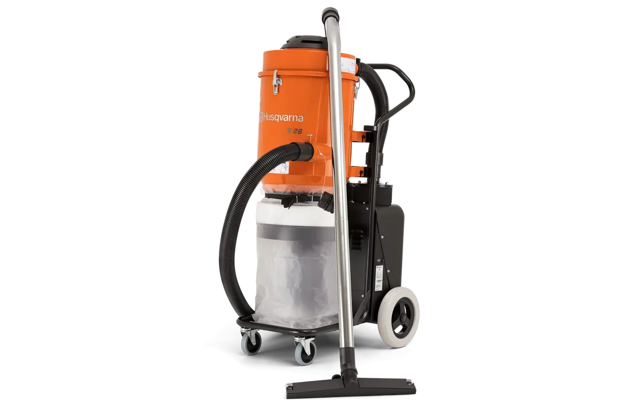 S26 HEPA Dust Extractor by Husqvarna - Single Phase 120v