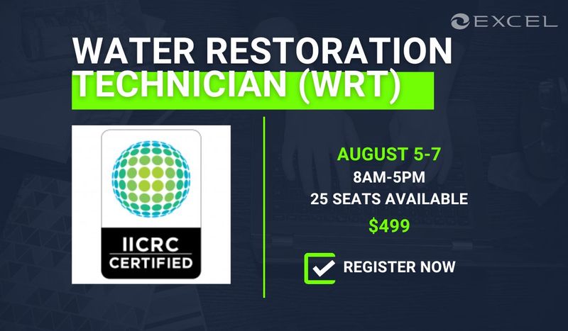IICRC Water Remediation WRT - Houston - August 2025