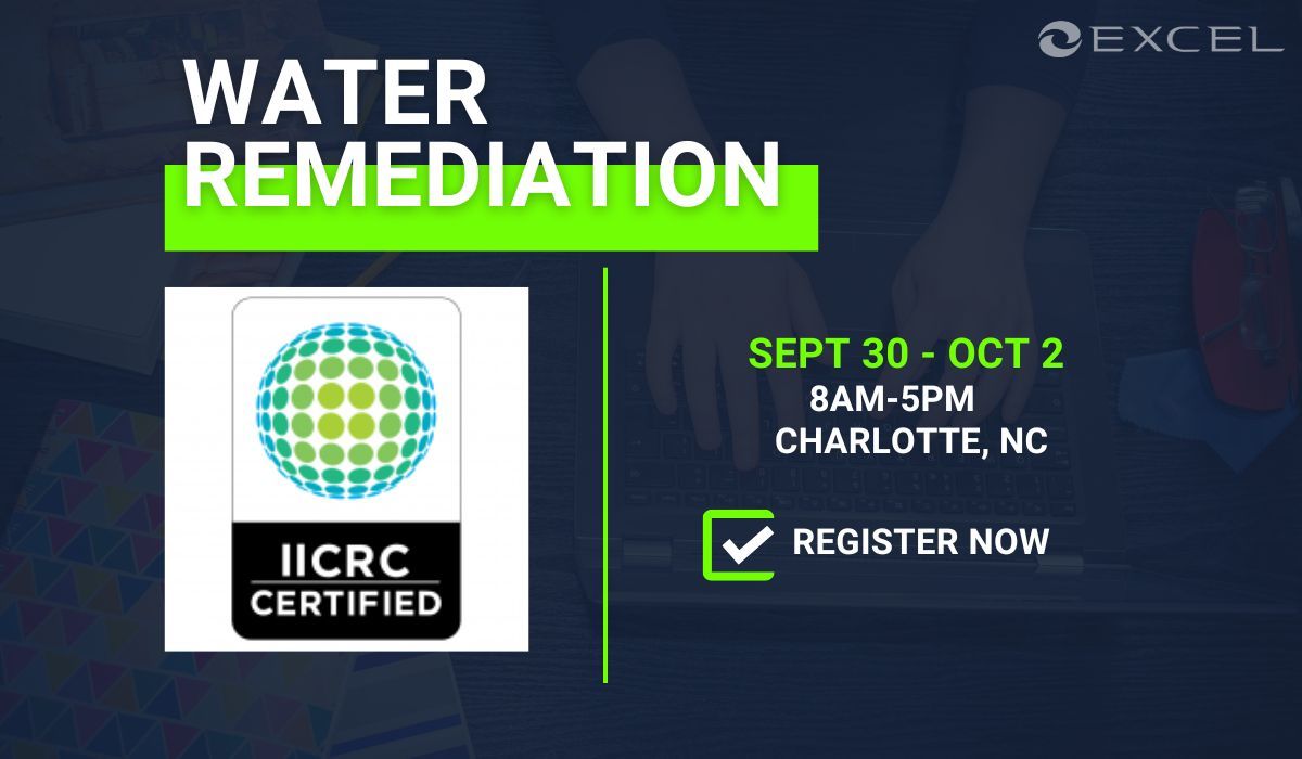 IICRC Water Remediation Technician - Charlotte - Sept/Oct 2025