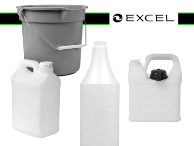Buckets, Bottles and Containers