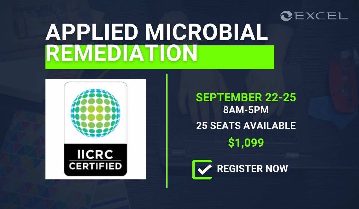 IICRC Advanced Mold Remediation Technician AMRT - Columbia, SC - September 22-25, 2026
