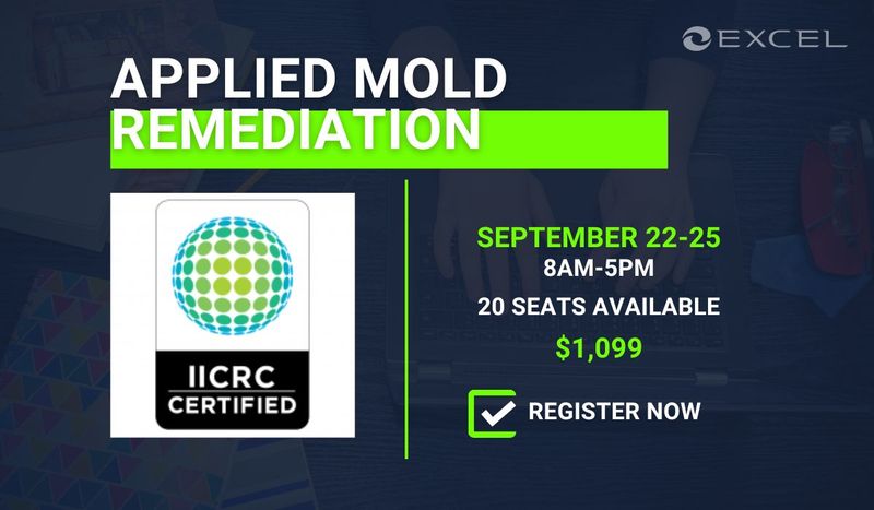 IICRC Advanced Mold Remediation Technician AMRT - Columbia, SC - September 22-25, 2026