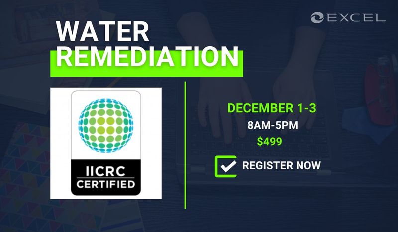 IICRC Water Restoration Technician WRT - Columbia, SC - December 1-3, 2026