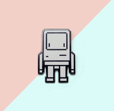 Pixel Classicbot Pin