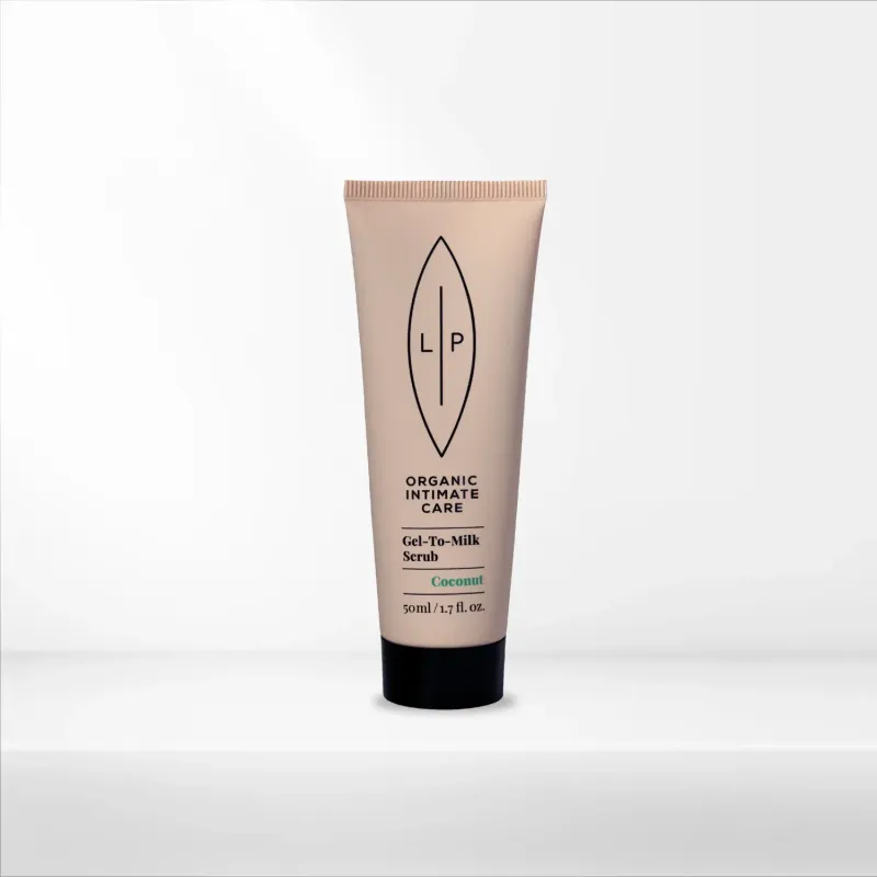 Exfoliating Gel to Milk Scrub Macadamia + Oat with Coconut shell