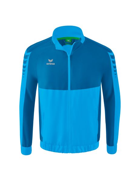 Erima Six Wings Präsentationsjacke Erwachsene curacao/mykonos, Größe: XXXL