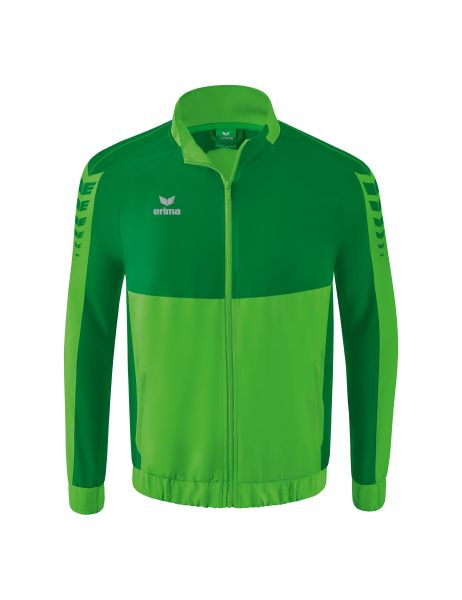Erima Six Wings Präsentationsjacke Kinder green/smaragd, Größe: 128