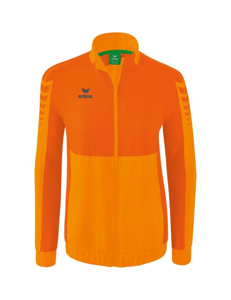 Erima Six Wings Präsentationsjacke Damen new orange/orange, Größe: 34