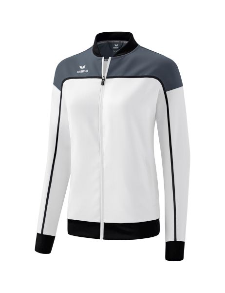 Erima CHANGE by erima Präsentationsjacke Damen weiß/slate grey/schwarz, Größe: 34