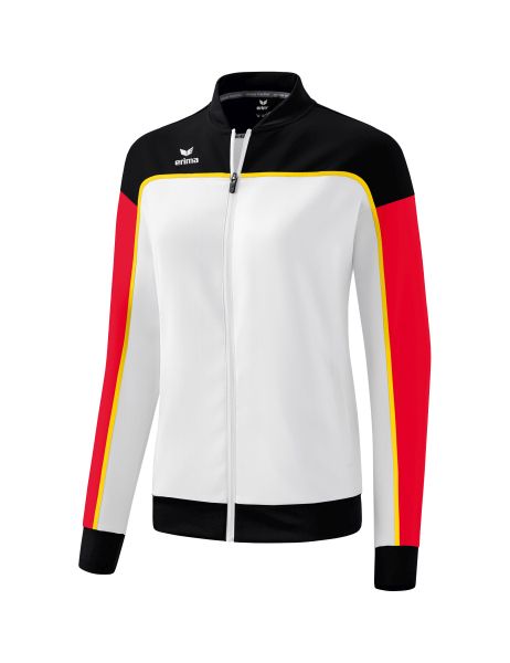 Erima CHANGE by erima Präsentationsjacke Damen weiß/schwarz/rot, Größe: 34