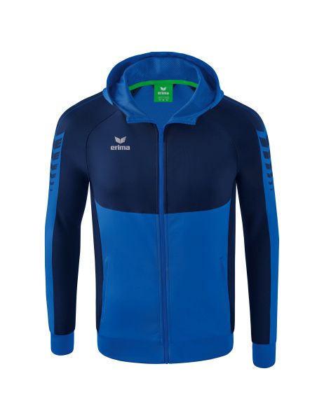 Erima Six Wings Trainingsjacke mit Kapuze Kinder new royal/new navy, Größe: 116