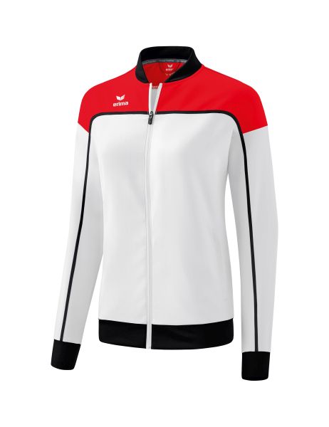 Erima CHANGE by erima Präsentationsjacke Damen weiß/rot/schwarz, Größe: 34