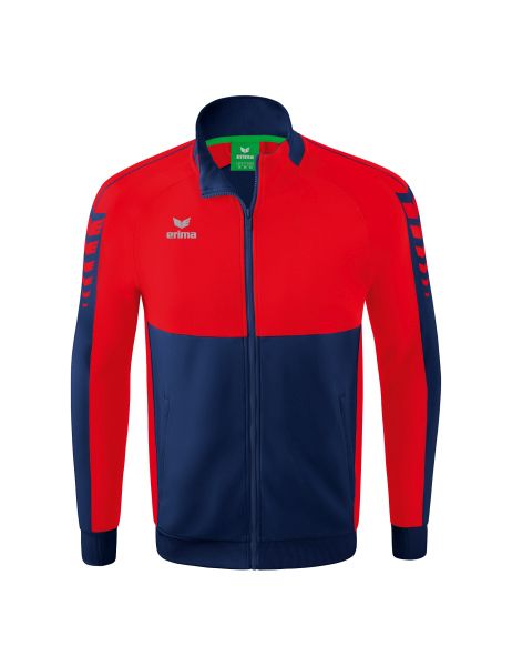 Erima Six Wings Worker Jacke Kinder new navy/rot, Größe: 116