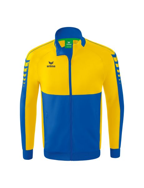 Erima Six Wings Worker Jacke Kinder new royal/gelb, Größe: 116