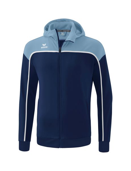 Erima CHANGE by erima Trainingsjacke mit Kapuze Kinder new navy/faded denim/weiß, Größe: 128