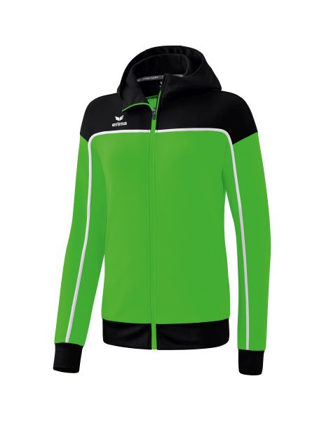 Erima CHANGE by erima Trainingsjacke mit Kapuze Damen green/schwarz/weiß, Größe: 34