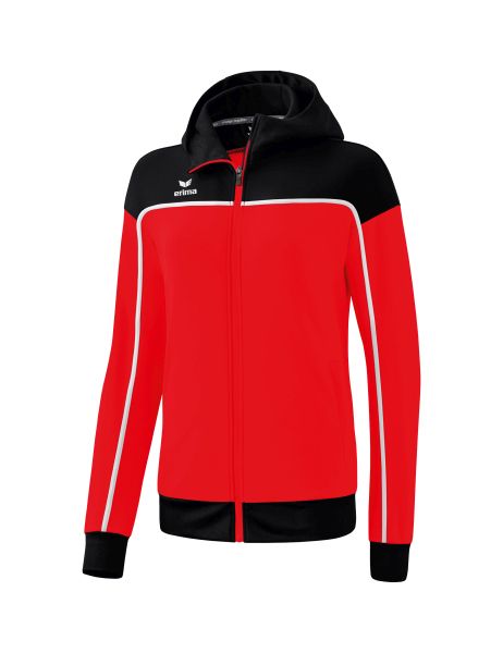 Erima CHANGE by erima Trainingsjacke mit Kapuze Damen rot/schwarz/weiß, Größe: 34