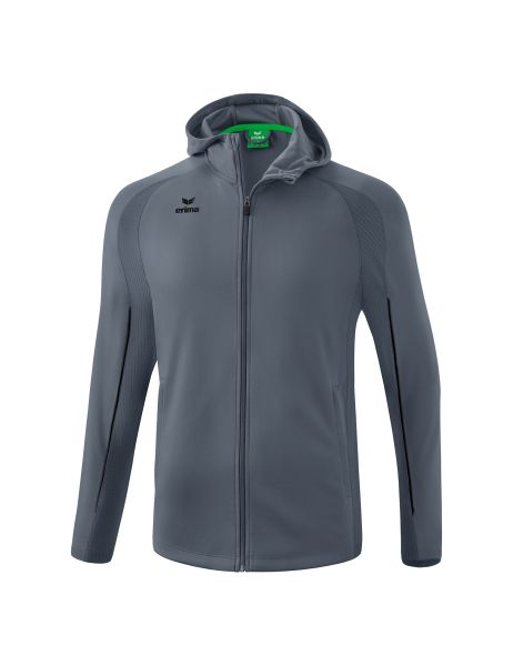 Erima LIGA STAR Trainingsjacke mit Kapuze Kinder slate grey/schwarz, Größe: 104
