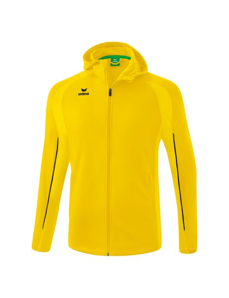 Erima LIGA STAR Trainingsjacke mit Kapuze Kinder gelb/schwarz, Größe: 104