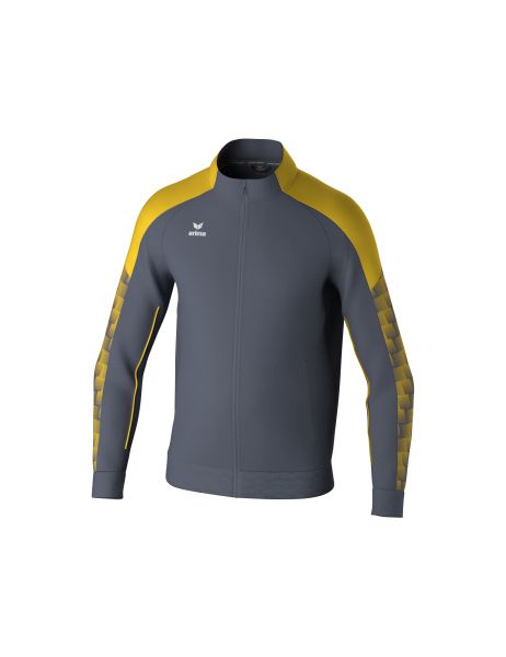 Erima EVO STAR Trainingsjacke Kinder slate grey/gelb, Größe: 116