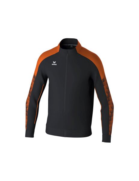 Erima EVO STAR Trainingsjacke Kinder schwarz/orange, Größe: 116